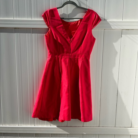 J. Crew Dresses & Skirts - J. Crew red cap sleeve fit and flare dress | size 6